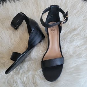 Call It Spring black sandals, size 8